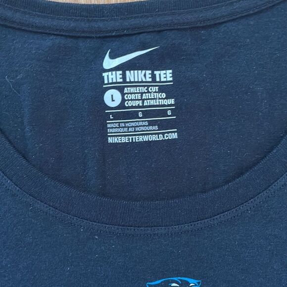 Nike Carolina Panthers Cam Newton T-shirt Large Black Football Sports New - Picture 2 of 8